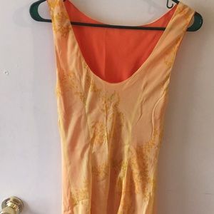yellow orange dress